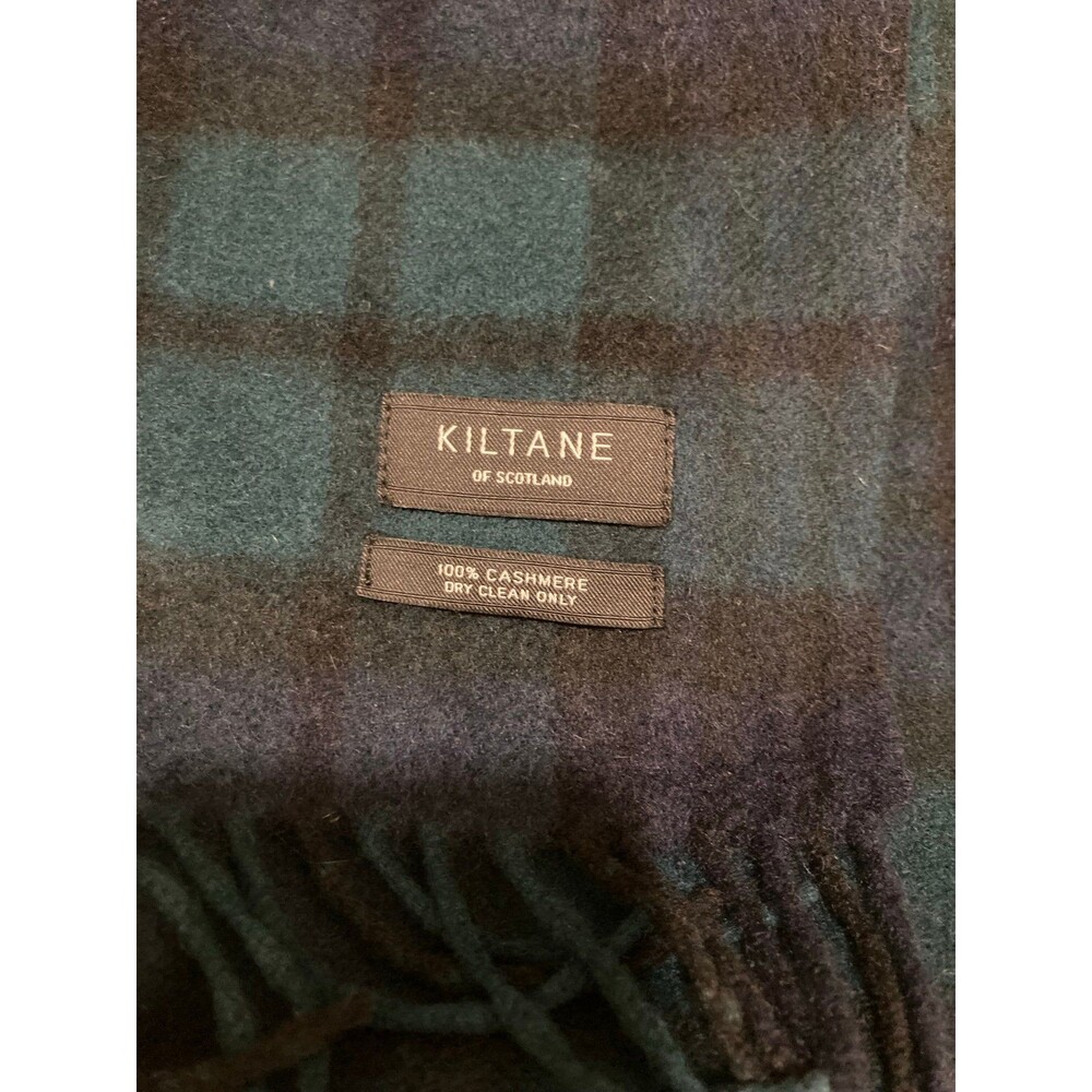 Kiltane of Scotland Cozy Blackwatch Tartan 100% CashmereScarf